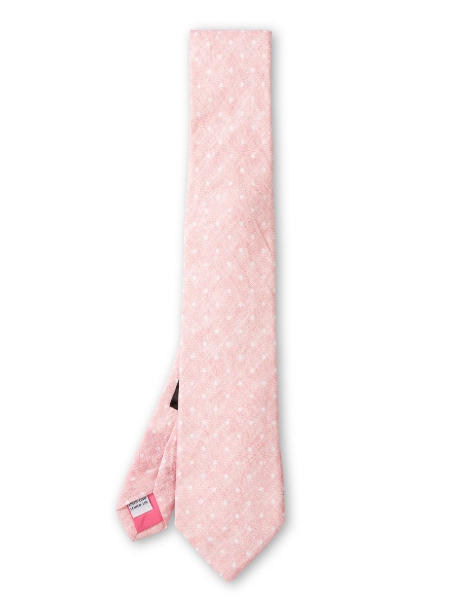 Menswear Favourbrook Ties | Pink Spot Milford Tie