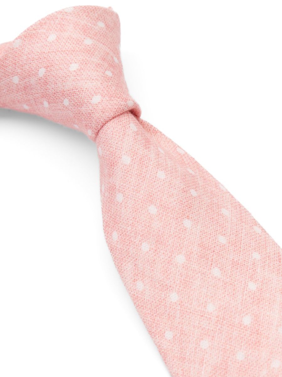 Menswear Favourbrook Ties | Pink Spot Milford Tie