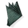 Menswear Favourbrook Pocket Squares | Green Pickwick Silk Pocket Square