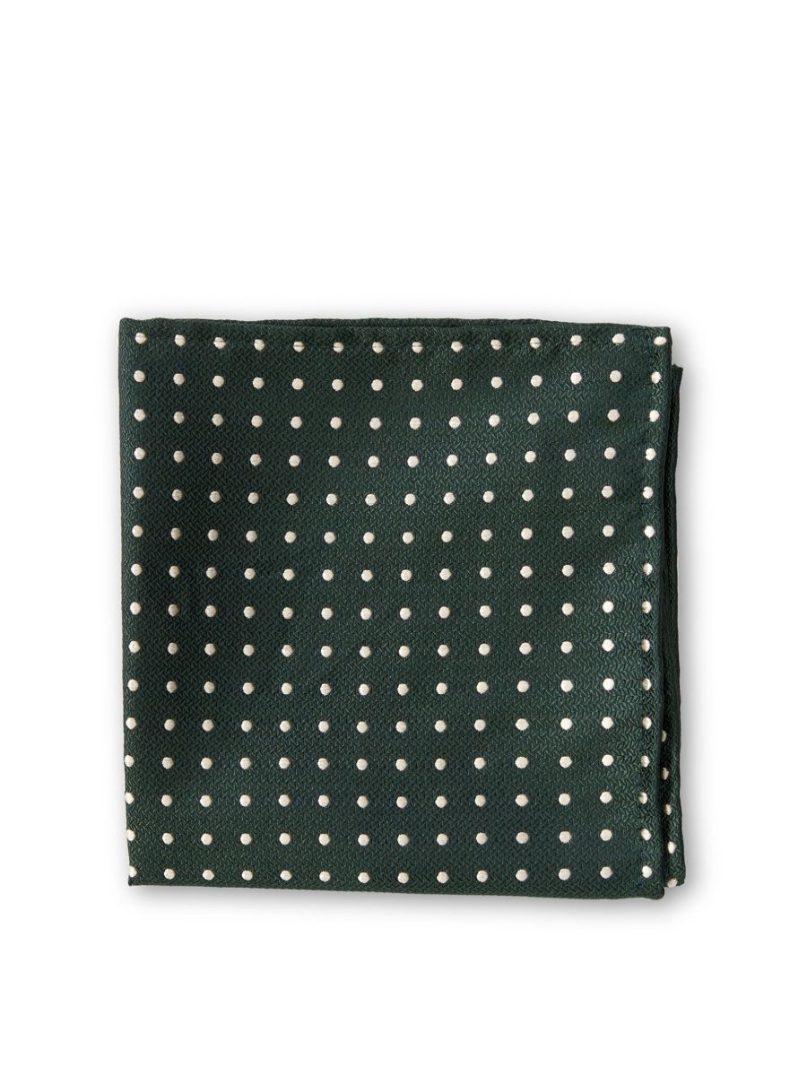 Menswear Favourbrook Pocket Squares | Green Pickwick Silk Pocket Square