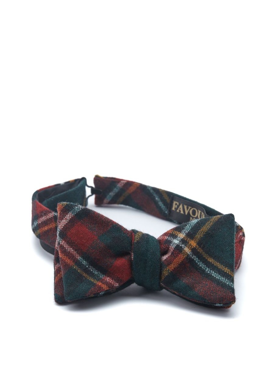 Menswear Favourbrook Bow Ties & Cummerbunds | Multi Dunrobin Pleated Cummerbund & Bow Tie Set