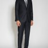 Menswear Favourbrook Suits | Navy Carlton Hopsack Ebury Jacket