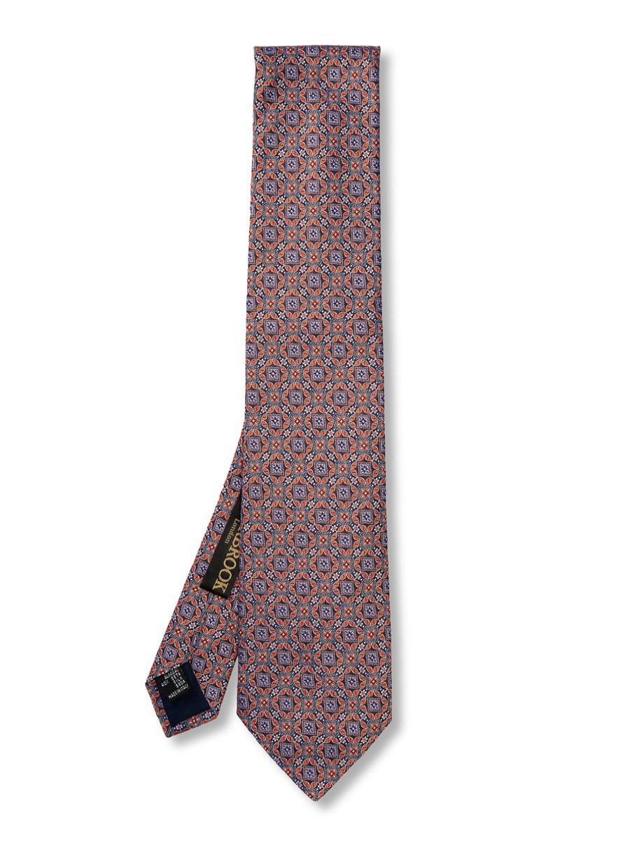 Menswear Favourbrook Ties | Coral Arles Silk Tie