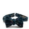 Menswear Favourbrook Bow Ties & Cummerbunds | Navy Lurex Berries Silk/Rayon Bow Tie