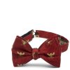 Menswear Favourbrook Bow Ties & Cummerbunds | Red Gold Bees Silk Large Party Bow Tie