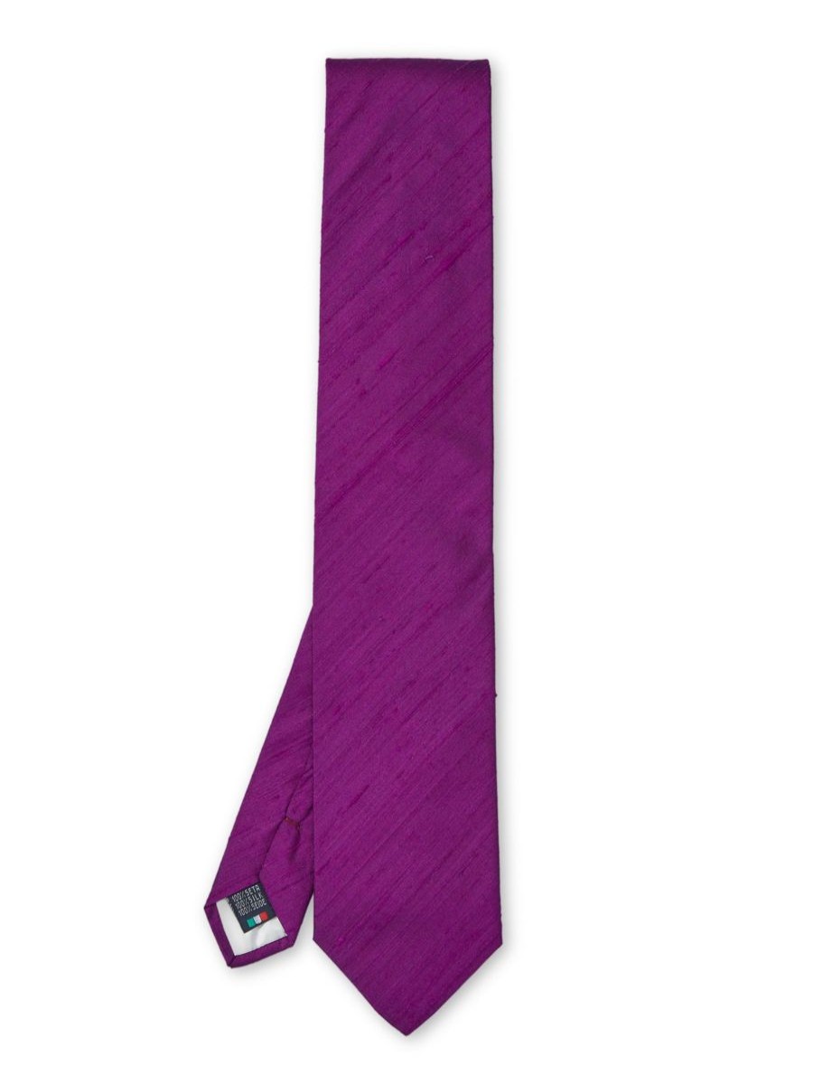 Menswear Favourbrook Ties | Heather Silk Douppion Tie