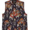 Menswear Favourbrook Waistcoats | Midnight Belvoir Silk/Wool Gilet