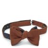 Menswear Favourbrook Bow Ties & Cummerbunds | Rust Grantham Silk Bow Tie