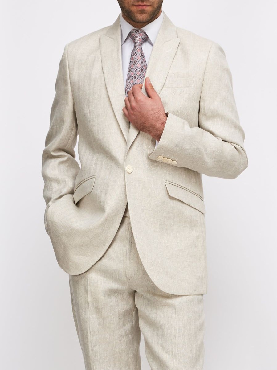 Menswear Favourbrook Suits | Oatmeal Dawlish Ebury Jacket