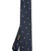 Menswear Favourbrook Ties | Navy Studland Silk Tie