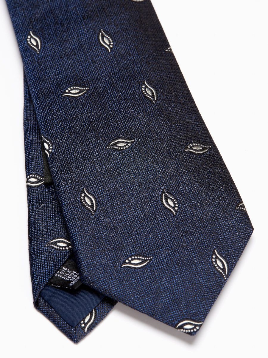 Menswear Favourbrook Ties | Navy Studland Silk Tie