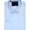 Menswear Favourbrook Shirts | Pale Blue Poplin Cotton Gatsby Shirt