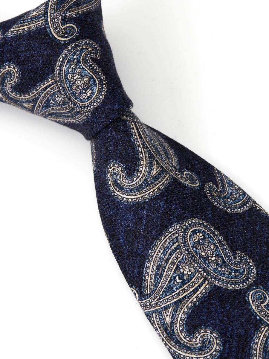 Menswear Favourbrook Ties | Navy Halworth Silk Tie