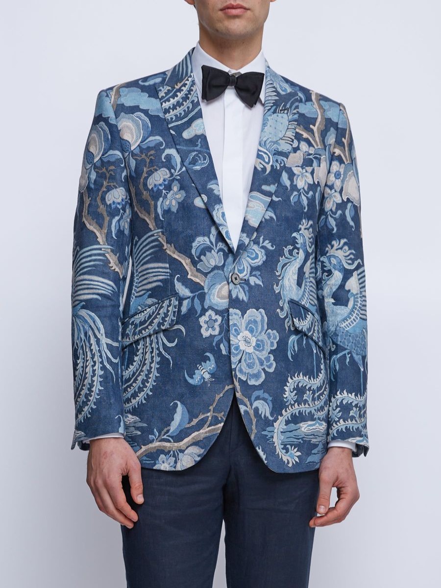 Menswear Favourbrook Suits | Indigo Chifu Newport Jacket