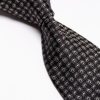 Menswear Favourbrook Ties | Charcoal Wentworth Silk Tie