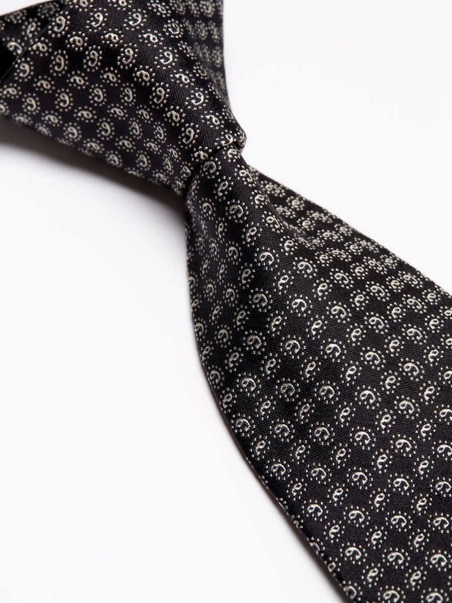 Menswear Favourbrook Ties | Charcoal Wentworth Silk Tie