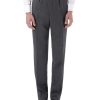 Menswear Favourbrook Trousers | Grey Westminster Stripe Wool Cavalry Trousers