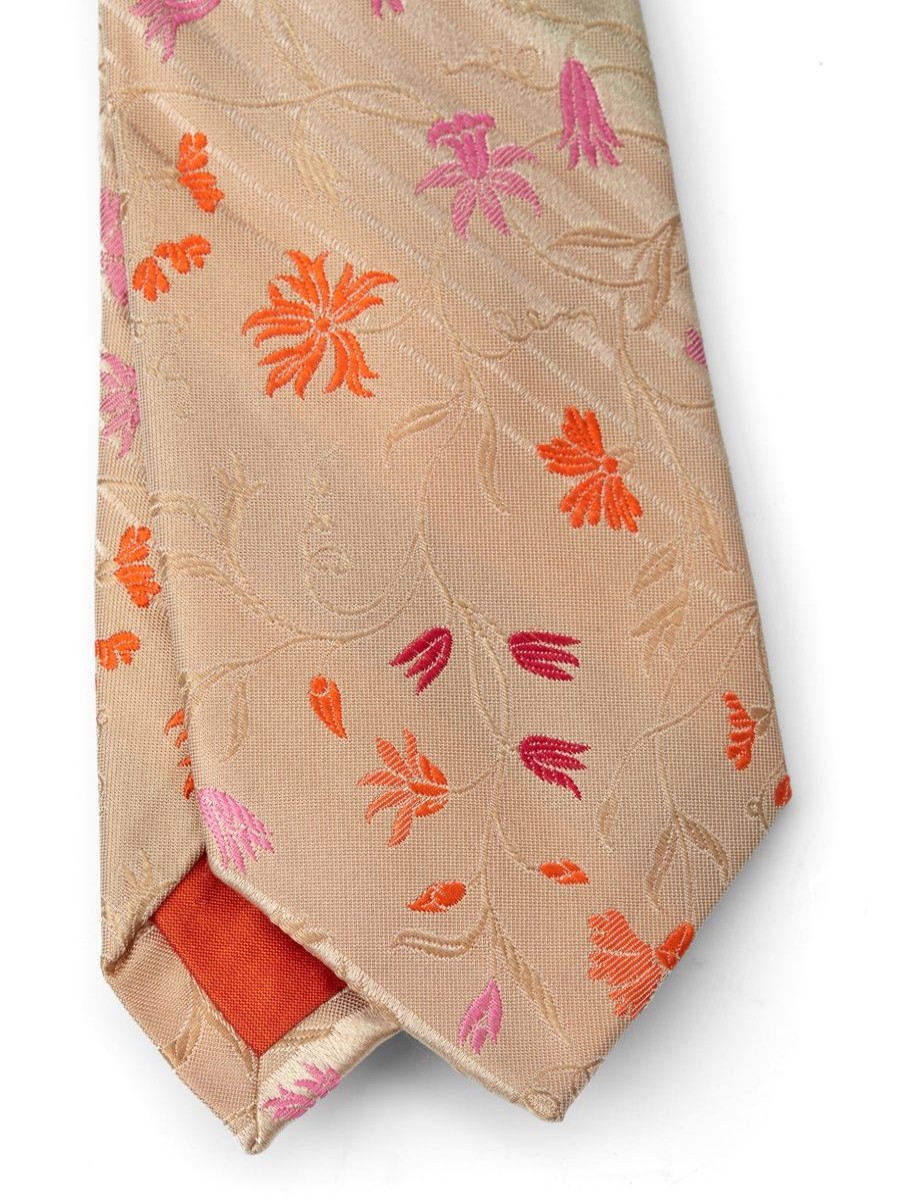 Menswear Favourbrook Ties | Champagne Orange Tennyson Silk Tie