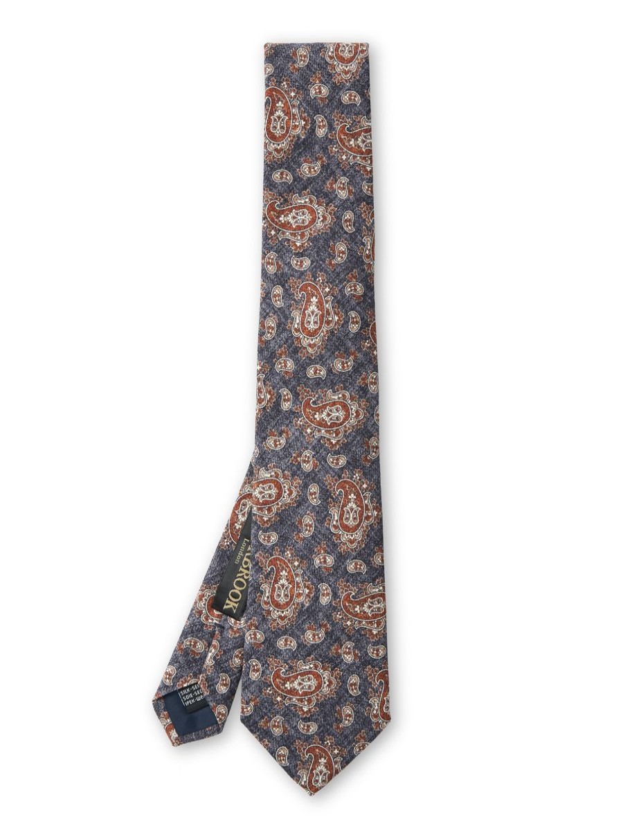 Menswear Favourbrook Ties | Navy Hoyland Silk Tie