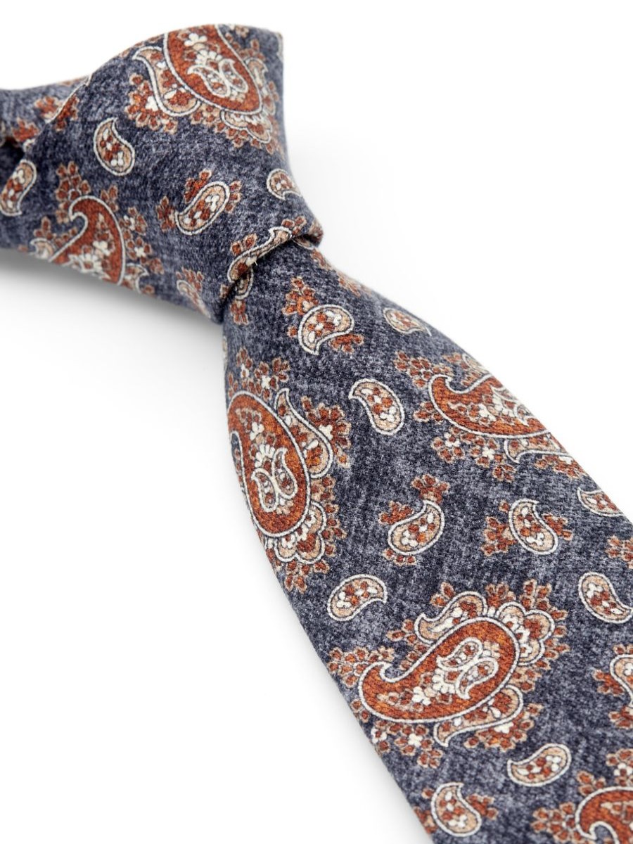 Menswear Favourbrook Ties | Navy Hoyland Silk Tie