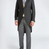 Menswear Favourbrook Morning Coats | Black Seaton Cashmere Wool Morning Coat