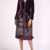 Womenswear Favourbrook Jackets & Coats | Eton Coat Amethyst Bouverie Silk Velvet