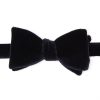 Menswear Favourbrook Bow Ties & Cummerbunds | Black Velvet Bow Tie