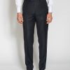 Menswear Favourbrook Suits | Navy Carlton Hopsack Windsor Trousers