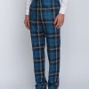 Menswear Favourbrook Trousers | Tartan Ramsey High Waisted Flat Front Trousers