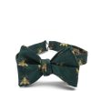 Menswear Favourbrook Bow Ties & Cummerbunds | Green Gold Bees Silk Large Party Bow Tie