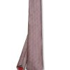 Menswear Favourbrook Ties | Aubergine Briand Check Silk Tie