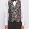 Menswear Favourbrook Waistcoats | Pink Chatsworth Silk Single Breasted 6 Button Waistcoat