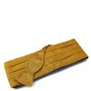 Menswear Favourbrook Bow Ties & Cummerbunds | Mustard Douppion Silk Pleated Cummerbund & Bow Tie Set