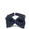 Menswear Favourbrook Bow Ties & Cummerbunds | Navy Pickwick Silk Large Party Bow Tie