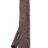 Menswear Favourbrook Ties | Rust Durlston Paisley Silk/Wool Tie