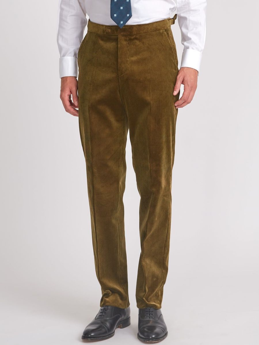 Menswear Favourbrook Suits | Olive Hatfield Dress Trousers