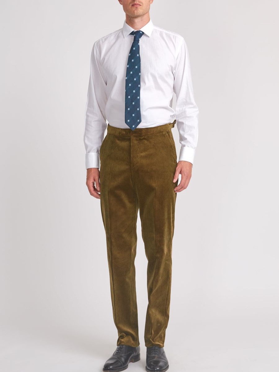 Menswear Favourbrook Suits | Olive Hatfield Dress Trousers