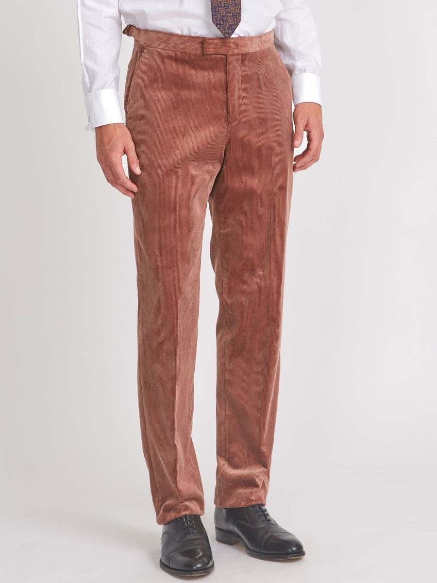 Menswear Favourbrook Suits | Dusk Pink Hatfield Dress Trousers